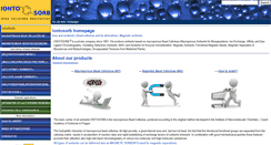 Desktop Screenshot of iontosorb.cz